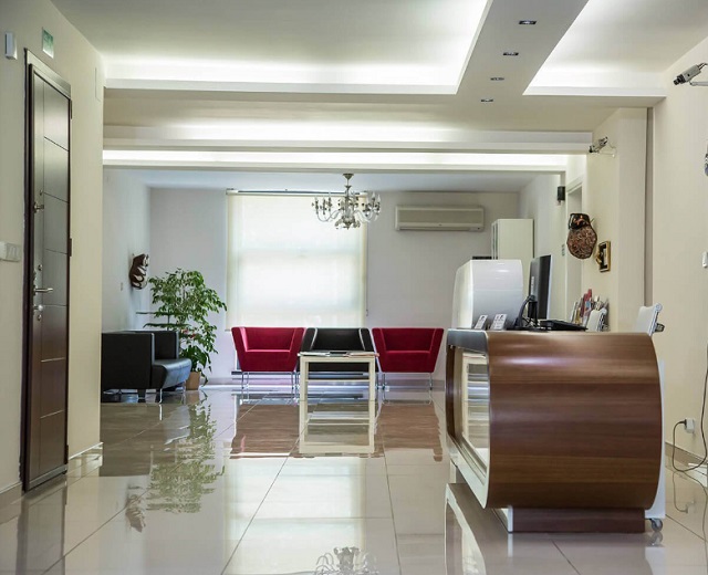 Modern temiz hijyenik ferah muayenehane